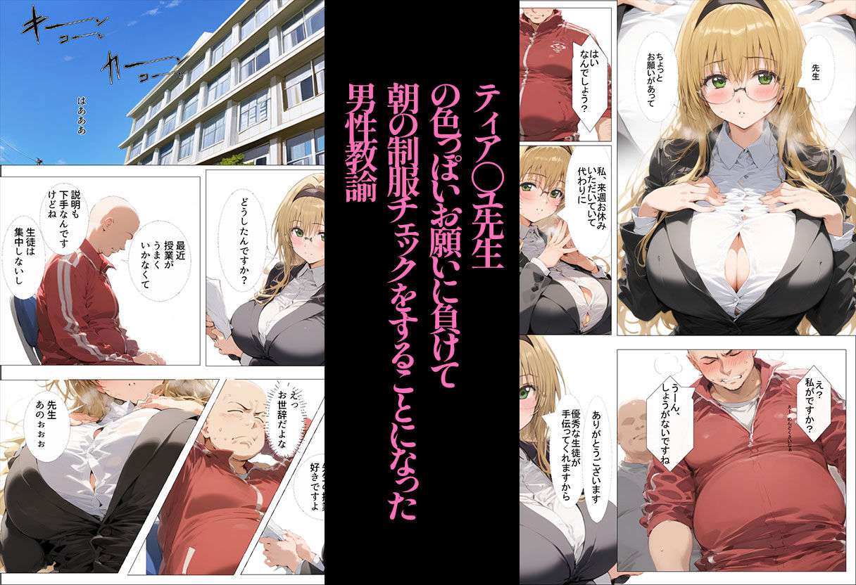 古〇川唯、絶倫キモ教師の肉便器になった話＜Toloveる｜古手川唯＞【AI魔法おじさん】エロ漫画・同人誌無料_漫画画像２