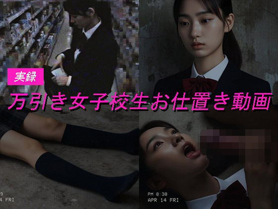 万引き女子校生のお仕置き謝罪動画 4＜Blue Frames＞【エロ漫画・同人誌】無料｜d_683048のトップ画像